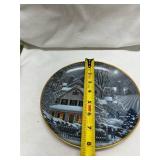 Franklin Mint Winter Home Limited Edition Plate 1992