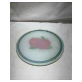 Hand Painted Apple Glass Hot Plate