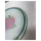 Hand Painted Apple Glass Hot Plate