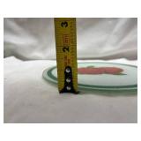 Hand Painted Apple Glass Hot Plate