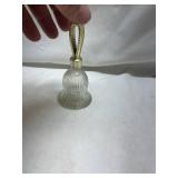Avon Crystal Bell with Gold Tone Handle