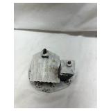 Winter Church Clock Figurine