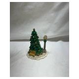 1994 Mercuries Christmas Tree with Lamppost Figurine