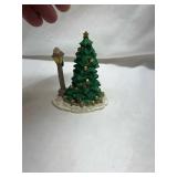 1994 Mercuries Christmas Tree with Lamppost Figurine