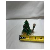 1994 Mercuries Christmas Tree with Lamppost Figurine