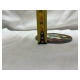 Hummingbird and Flowers Stained Glass Suncatcher