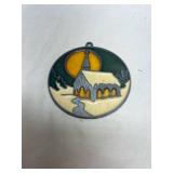 Gothic Church Stained Glass Style Suncatcher or Ornament