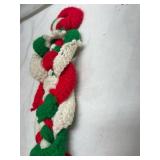 Christmas Yarn Braided Decoration