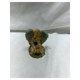 Decorative Angel Figurine with Blue Wings