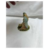 Decorative Angel Figurine with Blue Wings