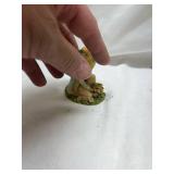 Decorative Angel Figurine with Blue Wings