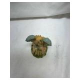 Decorative Angel Figurine with Blue Wings