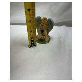 Decorative Angel Figurine with Blue Wings