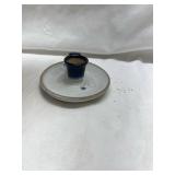 Handcrafted Ceramic Candleholder with Plate