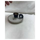 Handcrafted Ceramic Candleholder with Plate