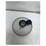 Handcrafted Ceramic Candleholder with Plate