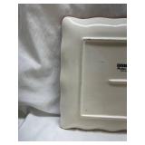 Maxcera Cardinal and Pinecone Square Plate