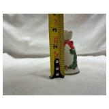 Christmas Dove Bell with Holly Wreath