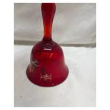 Viking Ruby Glass 40th Anniversary Bell