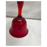 Viking Ruby Glass 40th Anniversary Bell