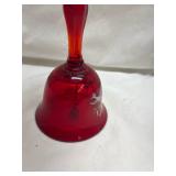 Viking Ruby Glass 40th Anniversary Bell
