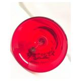 Viking Ruby Glass 40th Anniversary Bell