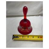 Viking Ruby Glass 40th Anniversary Bell