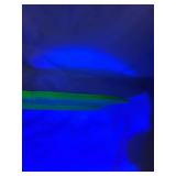 Green Depression Uranium Glass Divided Plate