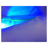 Green Uranium Glass Plate