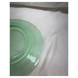 Green Uranium Glass Plate