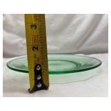Green Uranium Glass Plate