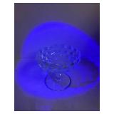 Crystal Textured Dessert Compote Glows with Magnesium under UV 365nm