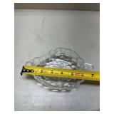 Crystal Glass Leaf Shaped Candy Dish