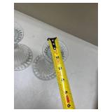 Crystal Glass Candlestick Holders - Set of 2