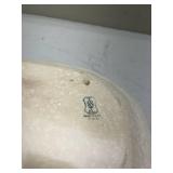 Floral Hand-Painted Ceramic Serving Platter