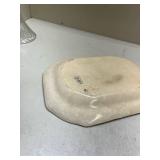 Floral Hand-Painted Ceramic Serving Platter