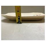 Floral Hand-Painted Ceramic Serving Platter