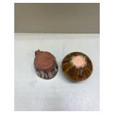 Handcrafted Pottery Set - Decorative Cup and Vase