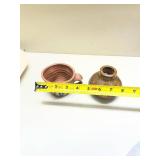 Handcrafted Pottery Set - Decorative Cup and Vase