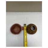 Handcrafted Pottery Set - Decorative Cup and Vase