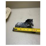 Gray Spotted Appaloosa Horse Figurine