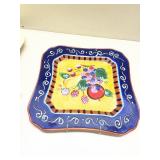 Hand Painted Decorative Fruit Plate with Wall Mount