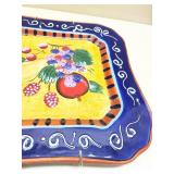 Hand Painted Decorative Fruit Plate with Wall Mount