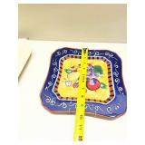 Hand Painted Decorative Fruit Plate with Wall Mount