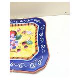 Hand Painted Fruit Design Decorative Plate