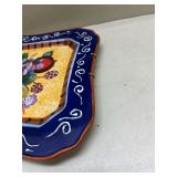 Hand Painted Fruit Design Decorative Plate