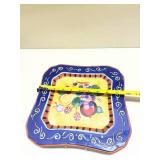 Hand Painted Fruit Design Decorative Plate