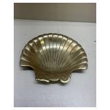 Brass Seashell Decorative Dish