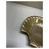 Brass Seashell Decorative Dish