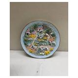 3D Dairy Farm Scene Decorative Small Plate